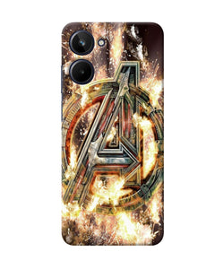 Avengers burning logo Realme 10 Back Cover