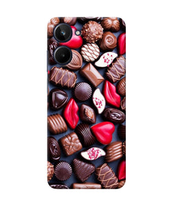 Valentine special chocolates Realme 10 Back Cover