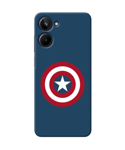 Captain america logo Realme 10 Back Cover