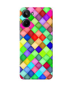 Abstract colorful squares Realme 10 Back Cover