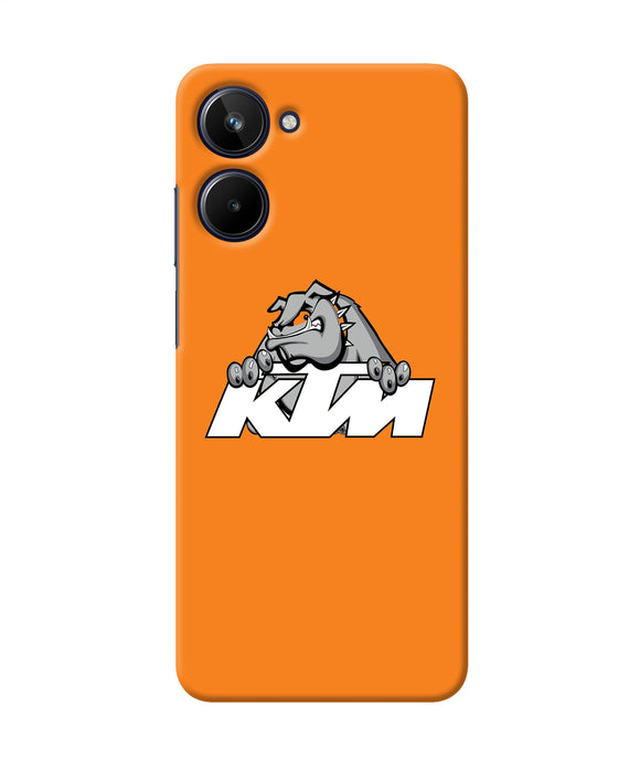 KTM dog logo Realme 10 Back Cover