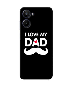 I love my dad mustache Realme 10 Back Cover