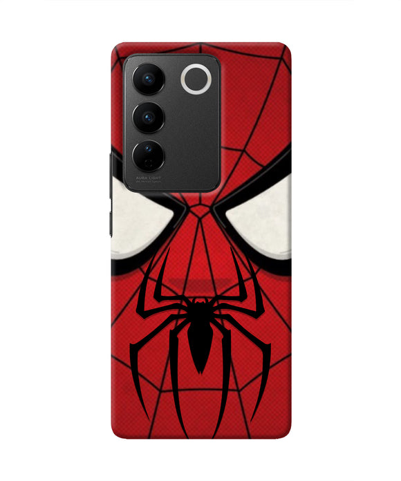 Spiderman Face Vivo V27/V27 Pro Real 4D Back Cover
