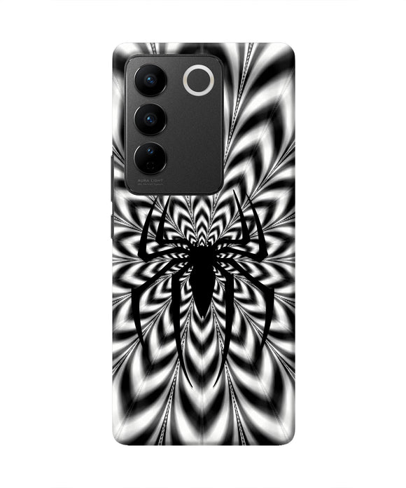 Spiderman Illusion Vivo V27/V27 Pro Real 4D Back Cover