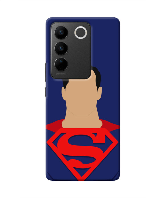 Superman Cape Vivo V27/V27 Pro Real 4D Back Cover