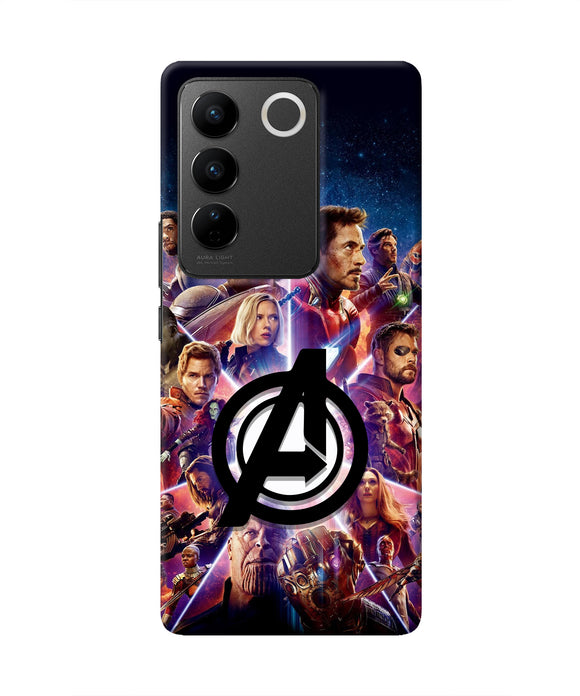 Avengers Superheroes Vivo V27/V27 Pro Real 4D Back Cover