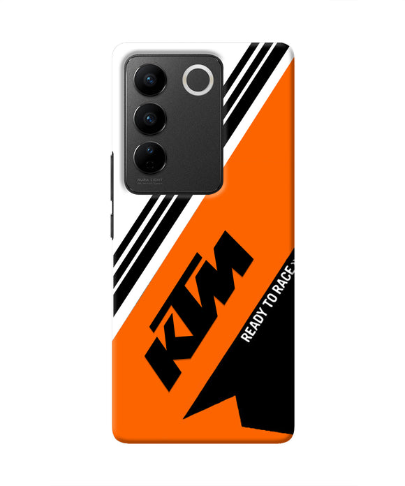 KTM Abstract Vivo V27/V27 Pro Real 4D Back Cover