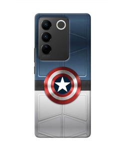 Captain America Suit Vivo V27/V27 Pro Real 4D Back Cover
