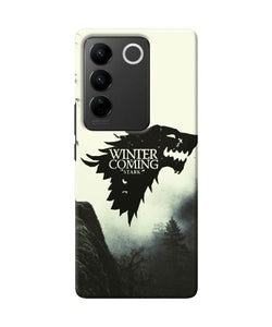 Winter coming stark Vivo V27/V27 Pro Back Cover