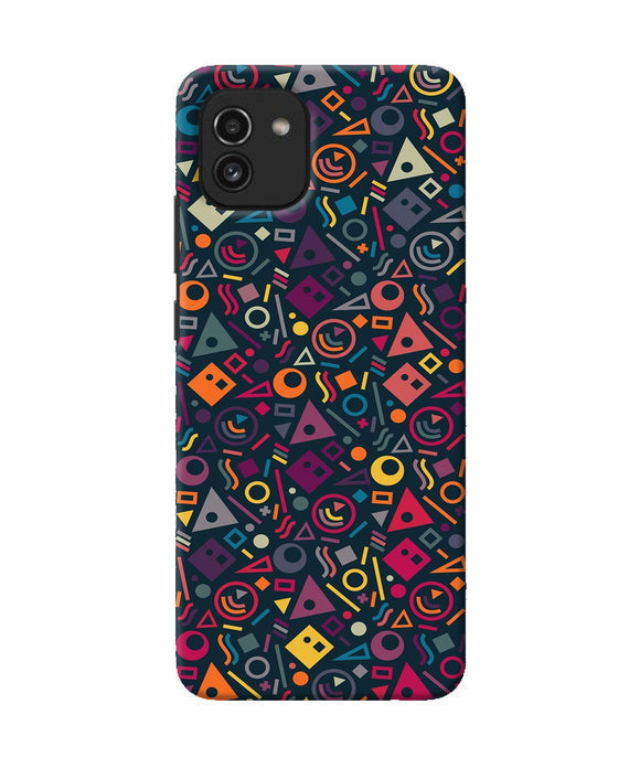 Geometric Abstract Samsung A03 Back Cover