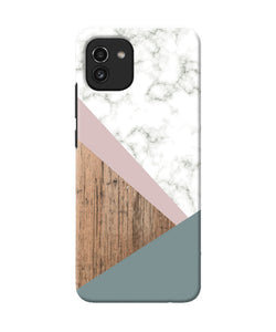 Marble wood Abstract Samsung A03 Back Cover