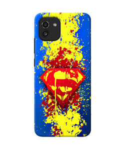 Superman logo Samsung A03 Back Cover