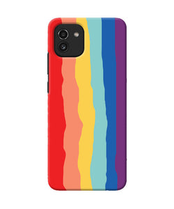 Rainbow Samsung A03 Back Cover