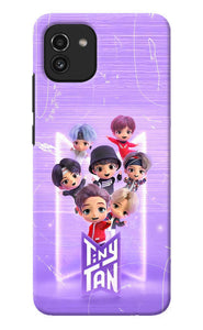 BTS Tiny Tan Samsung A03 Back Cover