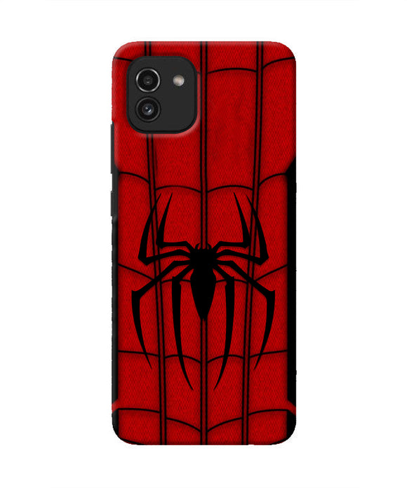 Spiderman Costume Samsung A03 Real 4D Back Cover