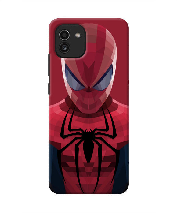 Spiderman Art Samsung A03 Real 4D Back Cover