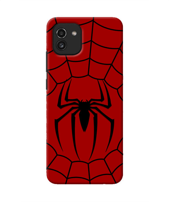 Spiderman Web Samsung A03 Real 4D Back Cover