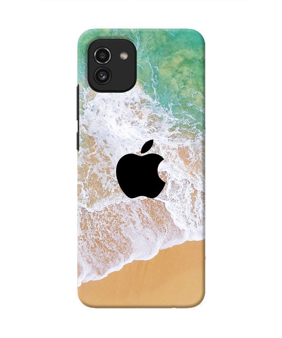 Apple Ocean Samsung A03 Real 4D Back Cover