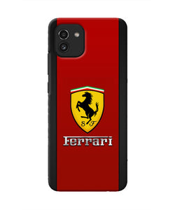 Ferrari Abstract Samsung A03 Real 4D Back Cover