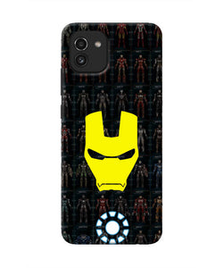 Iron Man Suit Samsung A03 Real 4D Back Cover