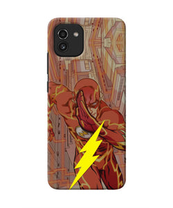 Flash Running Samsung A03 Real 4D Back Cover