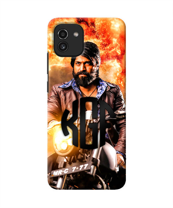 Rocky Bhai on Bike Samsung A03 Real 4D Back Cover