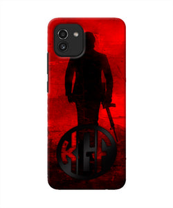 Rocky Bhai K G F Chapter 2 Logo Samsung A03 Real 4D Back Cover