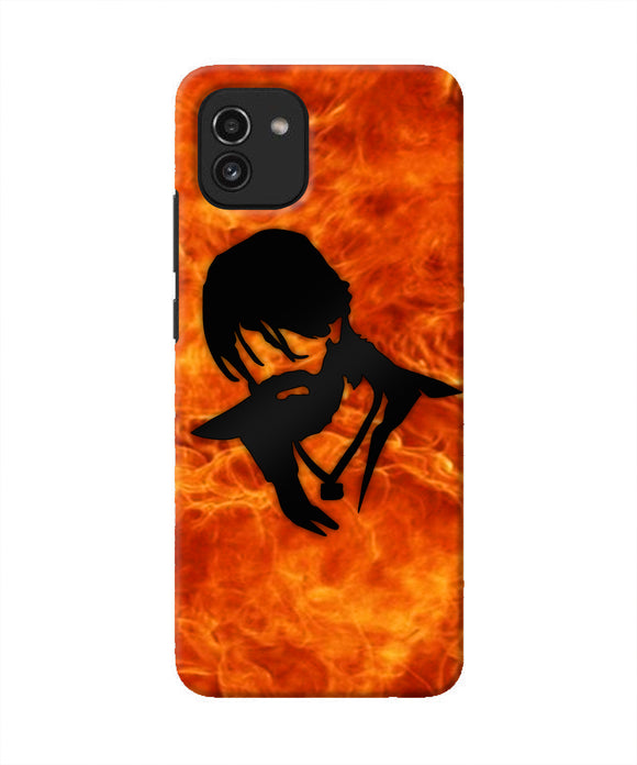 Rocky Bhai Face Samsung A03 Real 4D Back Cover