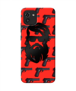 Rocky Bhai Beard Look Samsung A03 Real 4D Back Cover