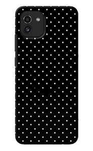 White Dots Samsung A03 Pop Case