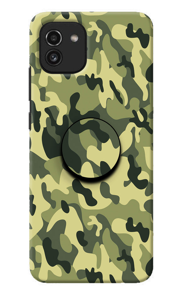 Camouflage Samsung A03 Pop Case