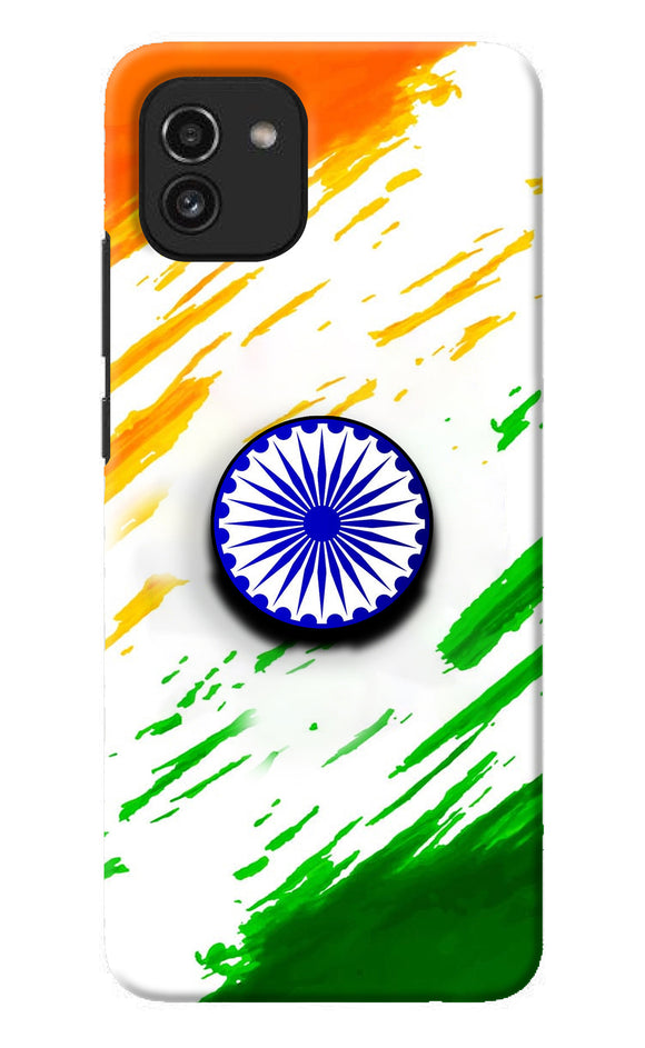 Indian Flag Ashoka Chakra Samsung A03 Pop Case