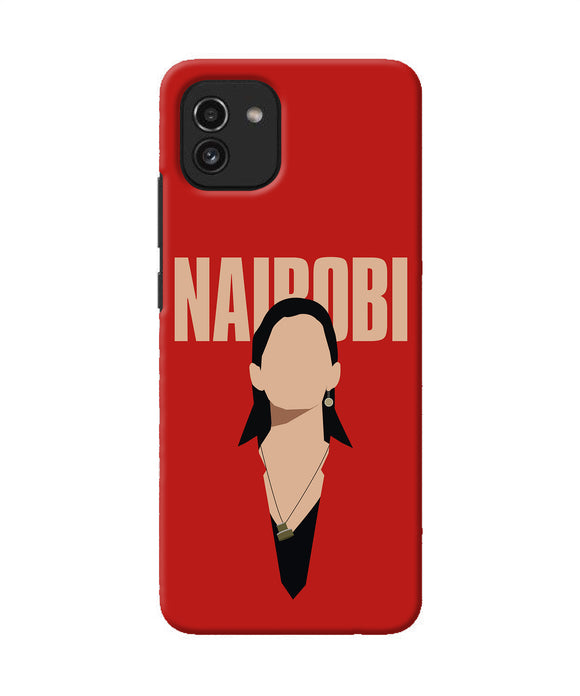 Nairobi Paint Money Heist Samsung A03 Back Cover