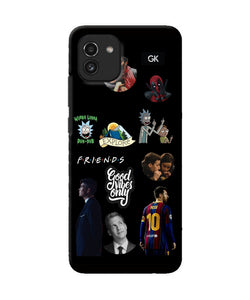 Positive Characters Samsung A03 Back Cover