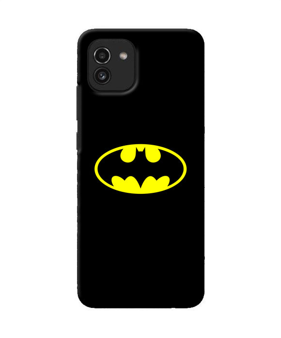 Batman last knight print black Samsung A03 Back Cover