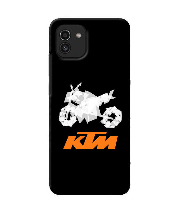 KTM sketch Samsung A03 Back Cover