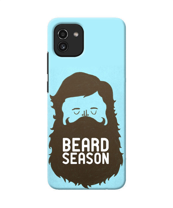 Beard season Samsung A03 Back Cover