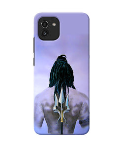 Lord shiva back Samsung A03 Back Cover