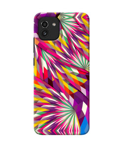 Abstract colorful print Samsung A03 Back Cover