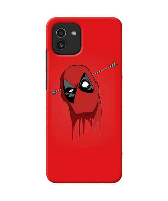 Funny deadpool Samsung A03 Back Cover