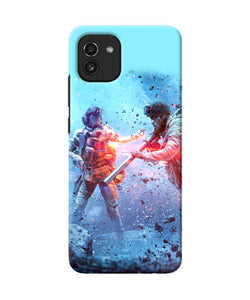 Pubg water fight Samsung A03 Back Cover