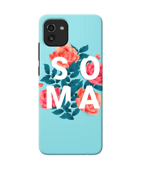 Soul mate one Samsung A03 Back Cover