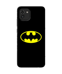 Batman logo Samsung A03 Back Cover