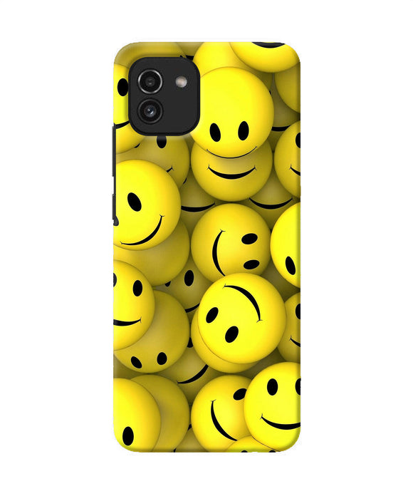 Smiley balls Samsung A03 Back Cover