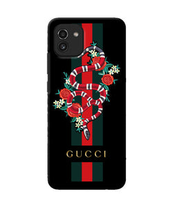 Gucci poster Samsung A03 Back Cover