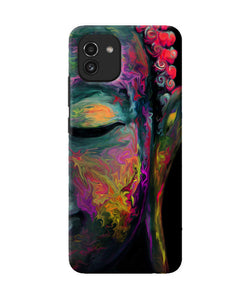 Buddha face painting Samsung A03 Back Cover