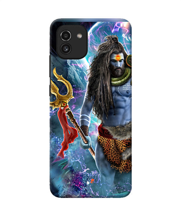 Lord shiva universe Samsung A03 Back Cover