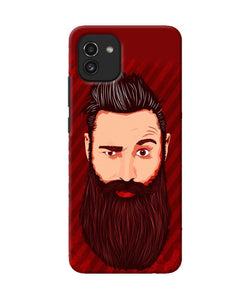 Beardo character Samsung A03 Back Cover