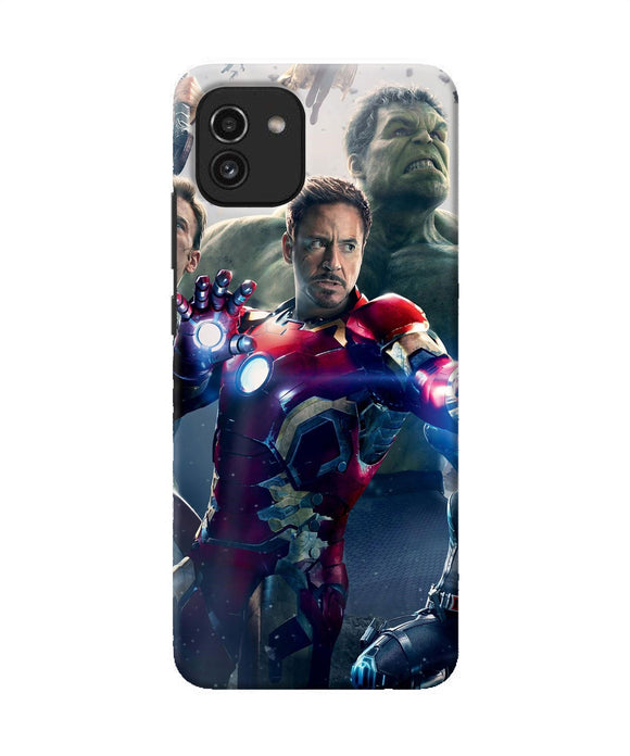 Avengers space poster Samsung A03 Back Cover