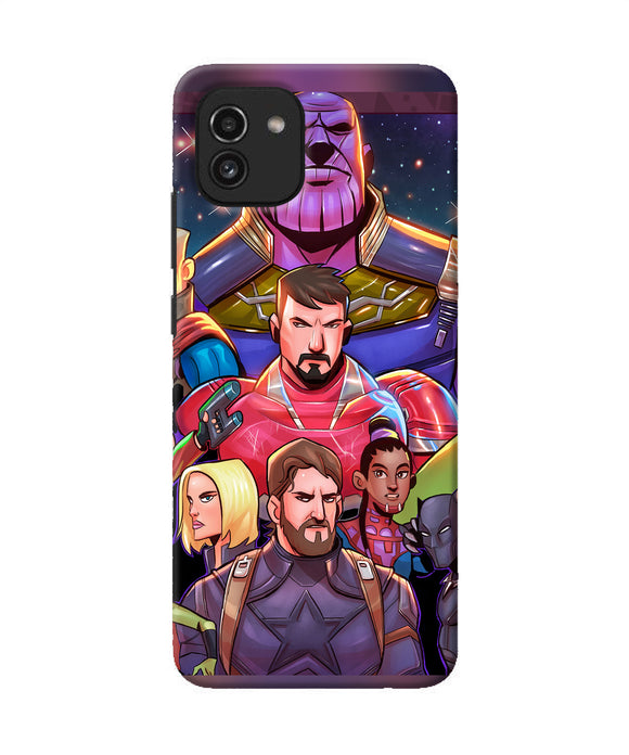 Avengers animate Samsung A03 Back Cover